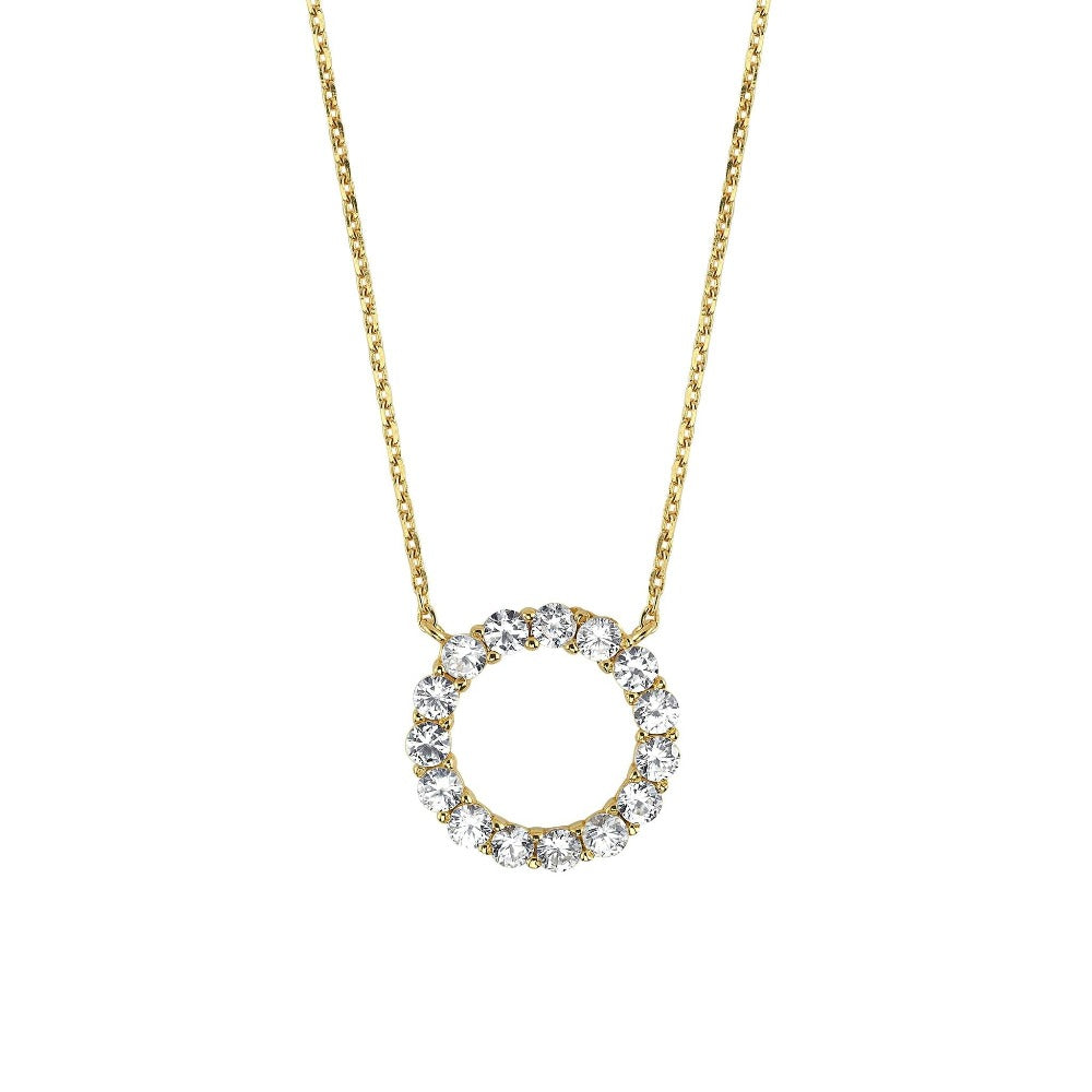 TJR-792-Hoop Necklace - Diallure