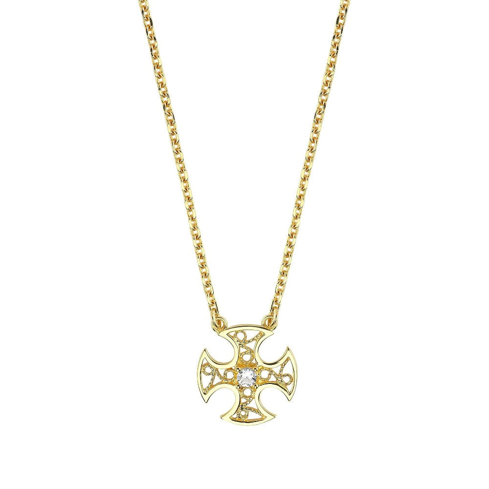 Cross Necklace with Chain - Diallure