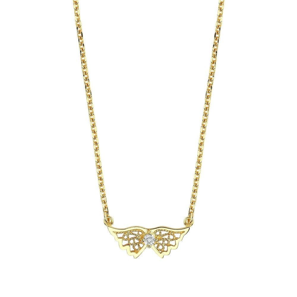 Angel Necklace With Chain - Diallure