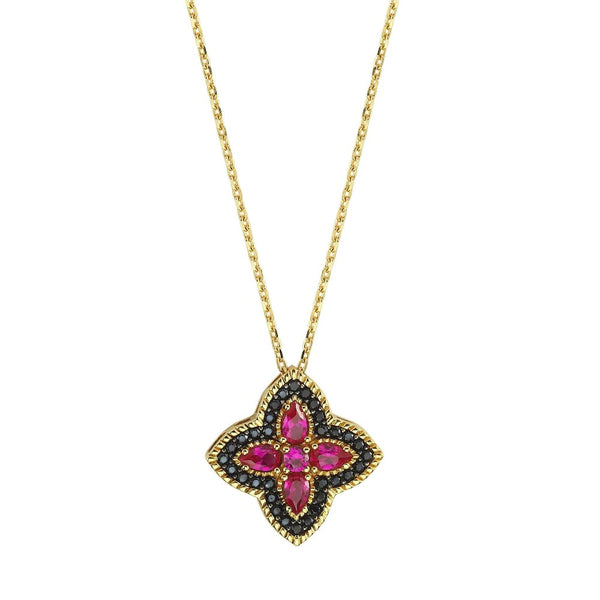 Single Line Star Necklace with Forsa Chain - Diallure